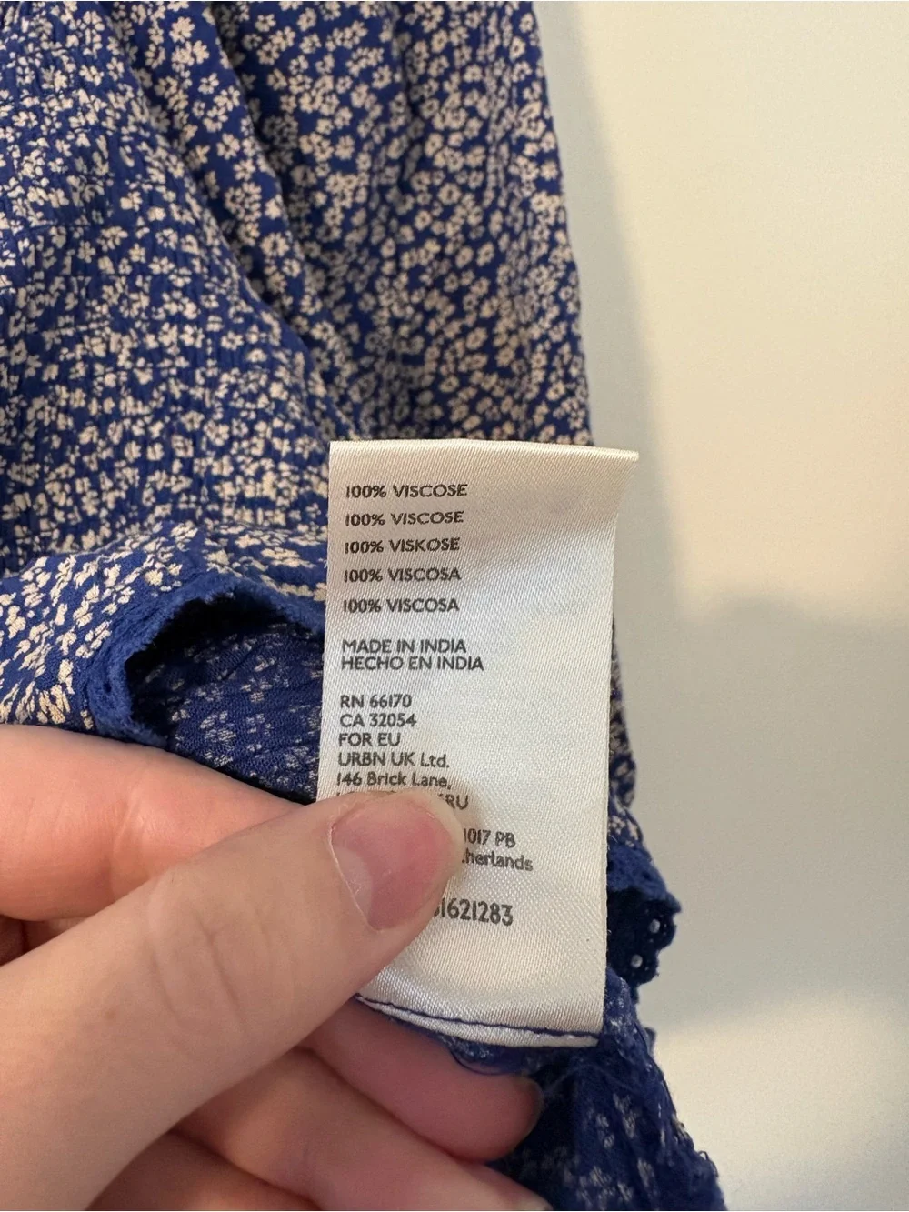 Free People Britnee Floral Blouse Large